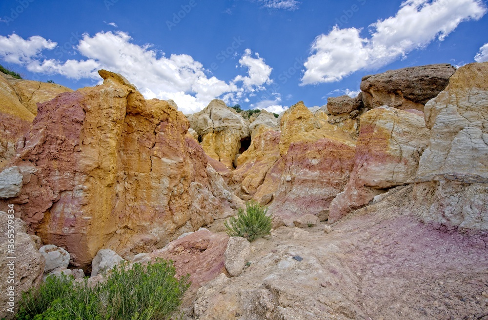 Paint Mines Rock Formations