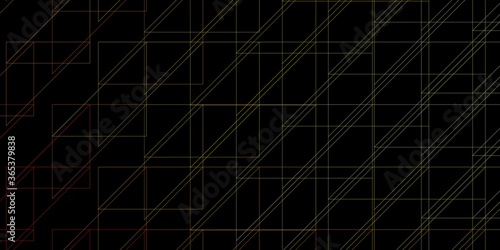 Dark Orange vector background with lines. Colorful gradient illustration with abstract flat lines. Pattern for booklets, leaflets.