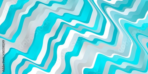 Light BLUE vector backdrop with circular arc. Colorful illustration in circular style with lines. Template for cellphones.