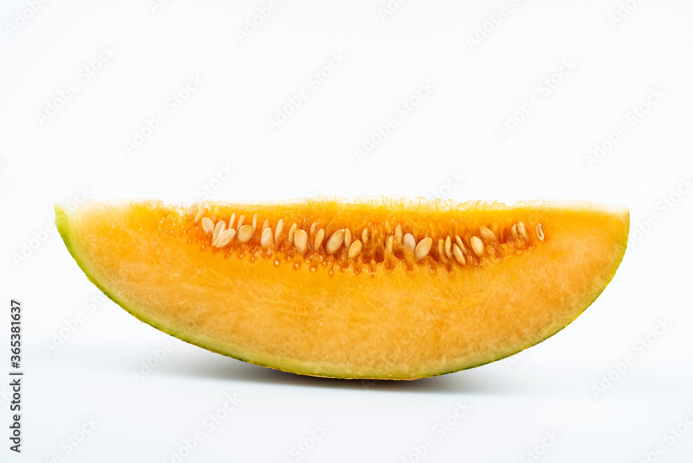 Summer delicious fruit cantaloupe slices Summer delicious fruit cantaloupe slices