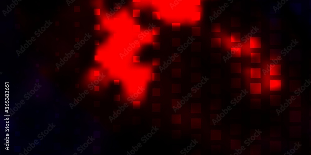 Dark Red vector layout with lines, rectangles. New abstract illustration with rectangular shapes. Template for cellphones.