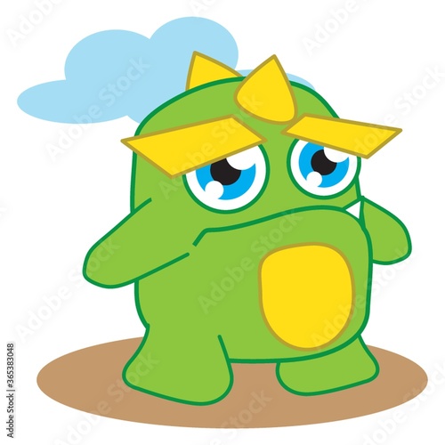 sulking alligator