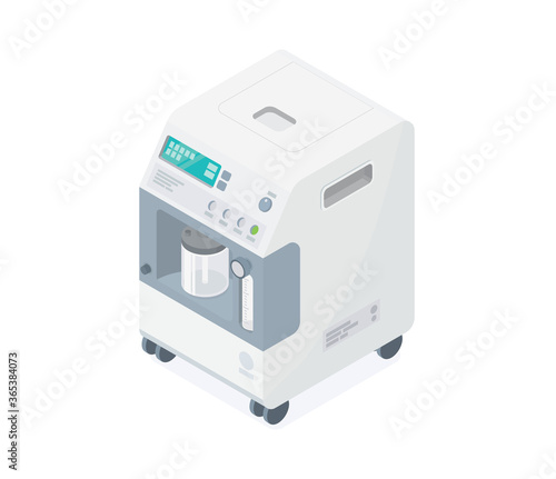 portable oxygen machine home medical system hospital diagnostic equipment healthcare technology isolated object  3d
patient at home