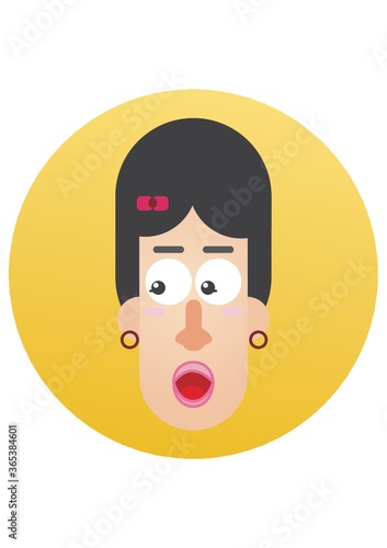 woman pouting lips
