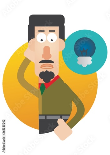 man without an idea