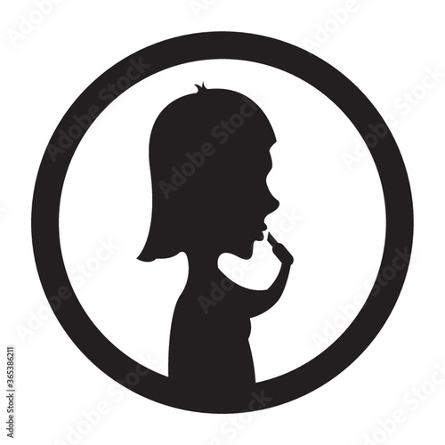 silhouette of woman applying lipstick