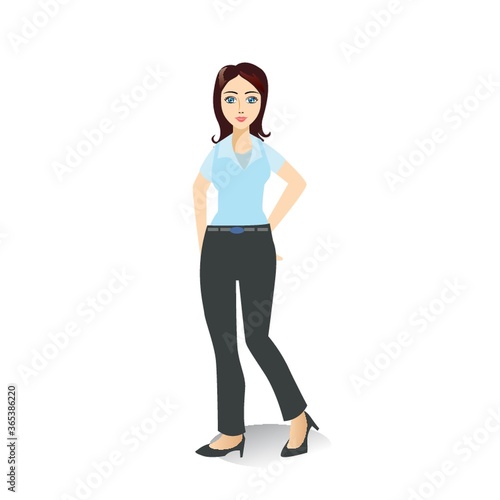businesswoman standing
