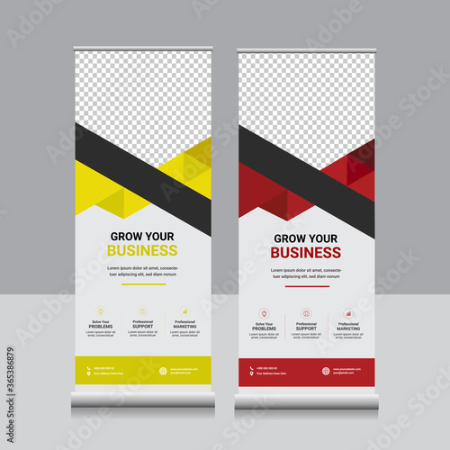 Corporate rollup banner design 