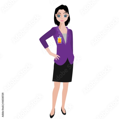 businesswoman standing