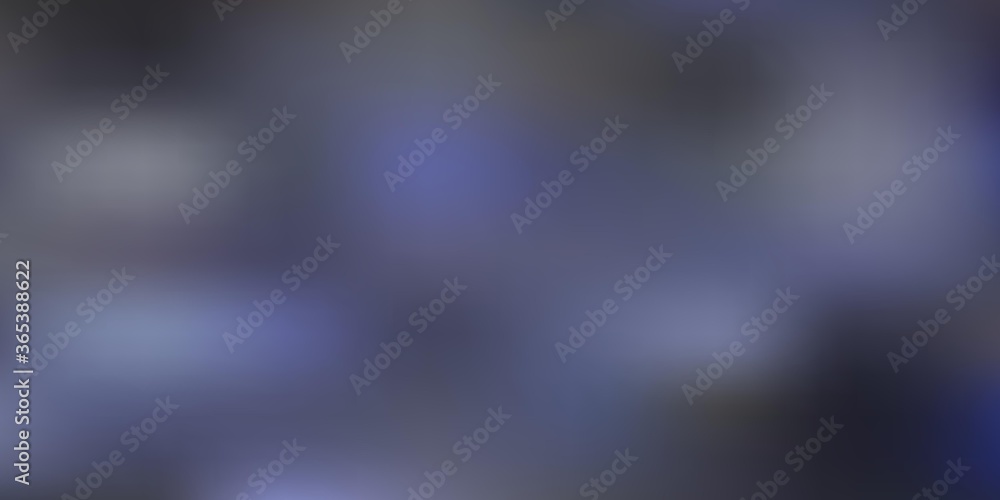 Dark blue vector gradient blur layout.