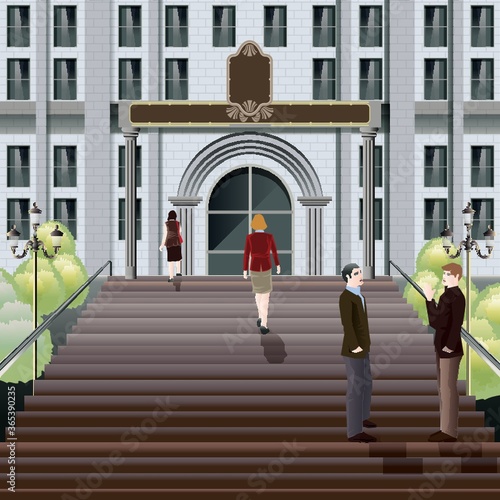 office building