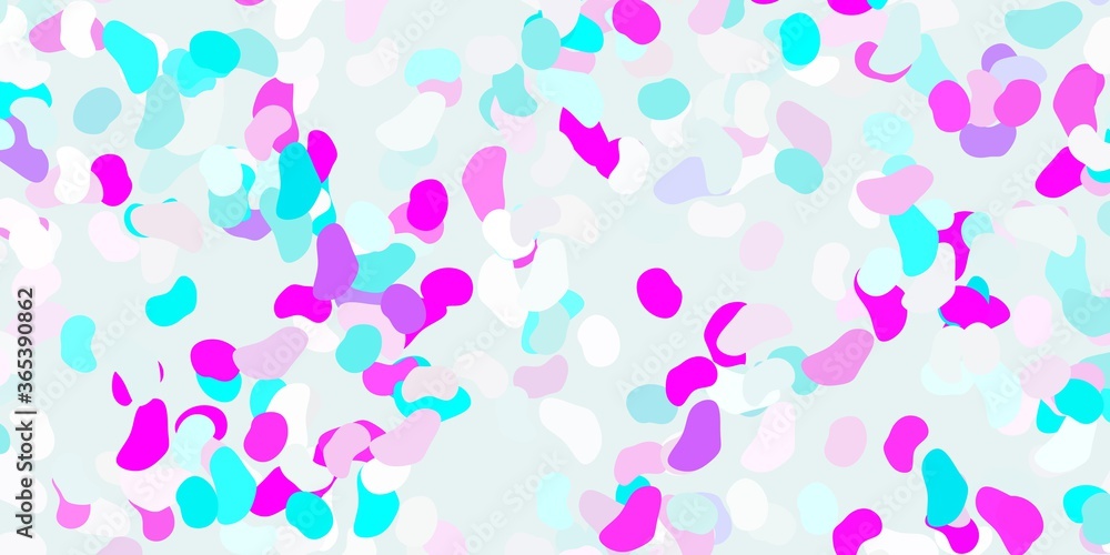 Light pink, blue vector template with abstract forms. Light pink, blue vector template with abstract forms.