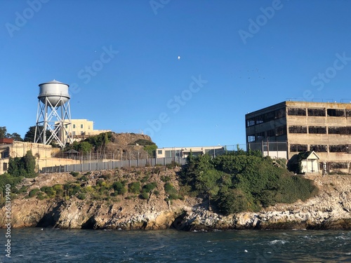 Federal prison on Alcatraz Island in San Francisco.