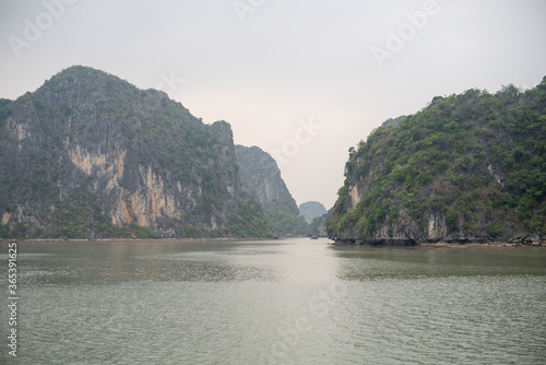 Islands at Halong Bay in Vietnam