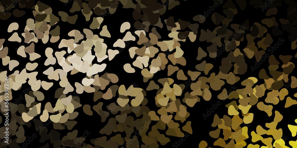 Dark gray vector backdrop with chaotic shapes. Dark gray vector backdrop with chaotic shapes.
