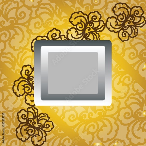 floral background with copyspace