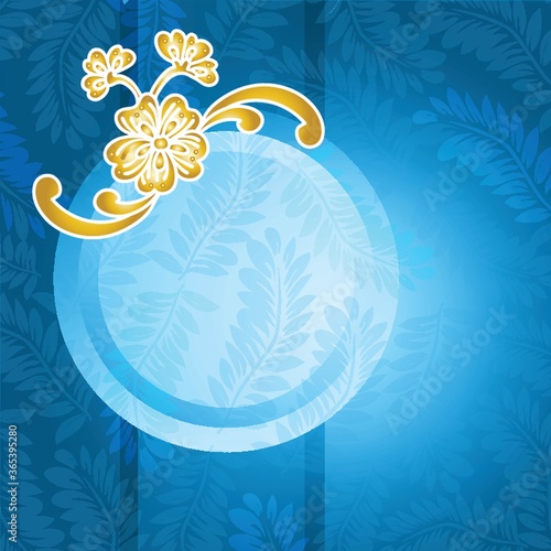 floral background with copyspace
