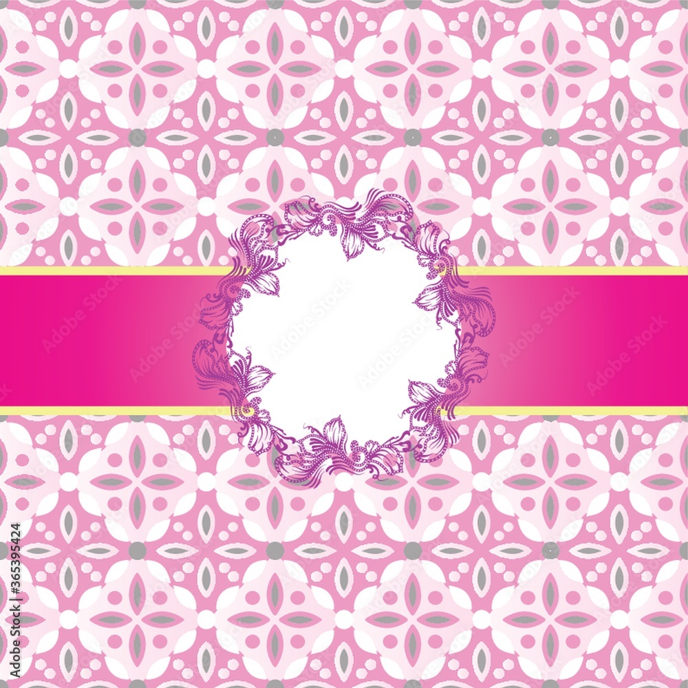 floral background with copyspace