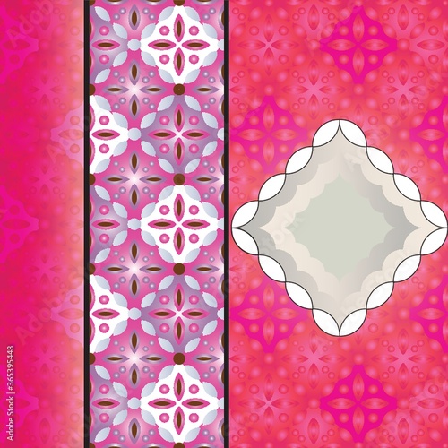 batik background with copyspace