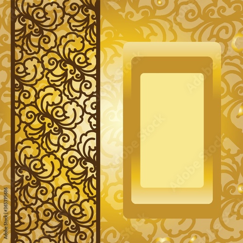 floral background with copyspace