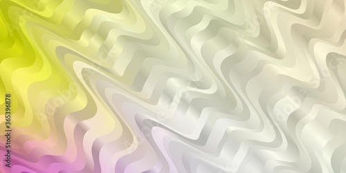 Light Multicolor vector texture with curves. Colorful illustration with curved lines. Template for your UI design.