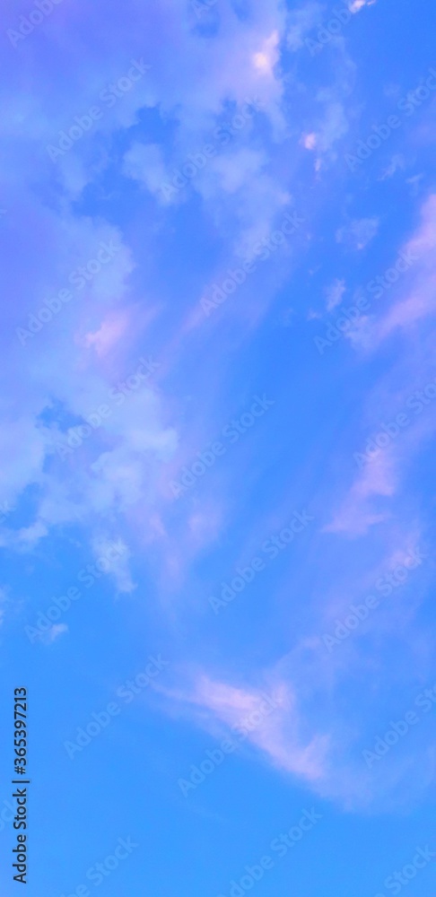 Obraz premium blue sky with clouds