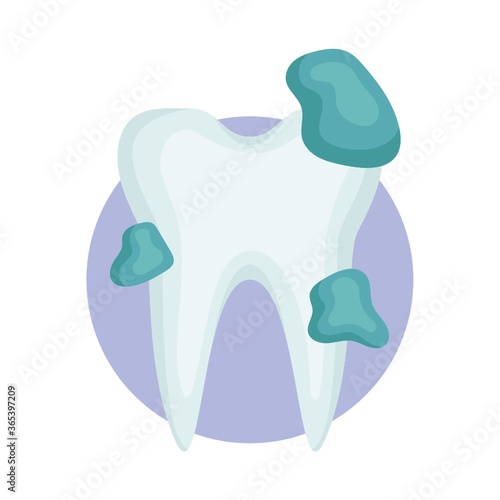 germ infected tooth