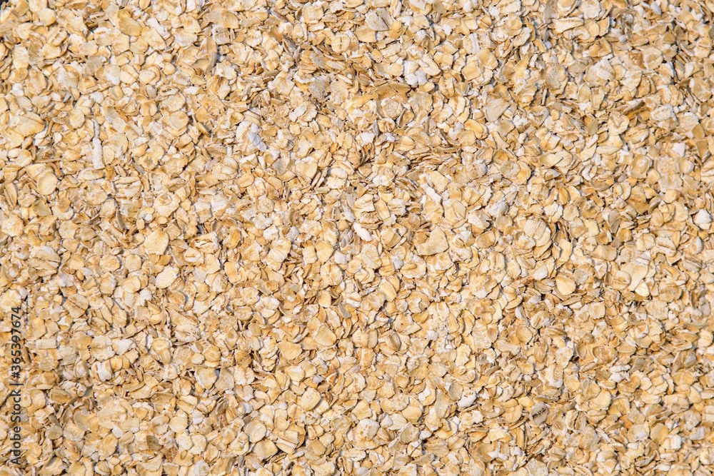 background of crushed Oat, texture background of crushed Oat, texture