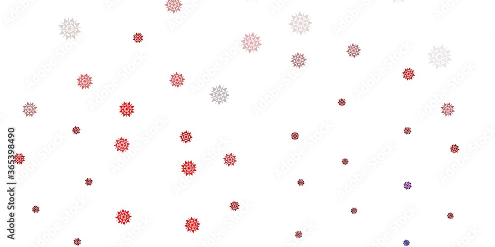 Light orange vector beautiful snowflakes backdrop with flowers. Light orange vector beautiful snowflakes backdrop with flowers.