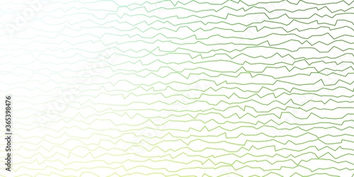 Dark Green, Yellow vector template with lines. Colorful illustration, which consists of curves. Template for cellphones.