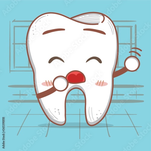 yawning tooth