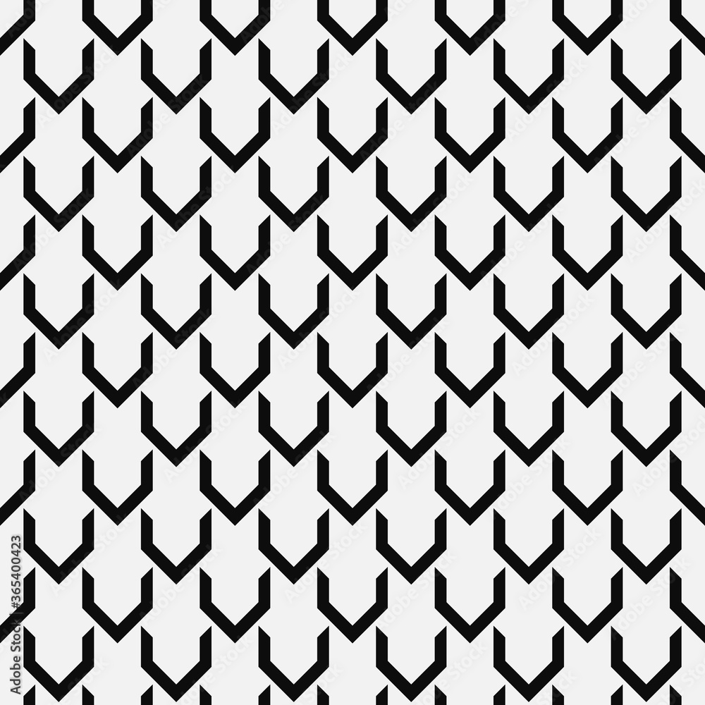 Fototapeta premium Seamless abstract geometric pattern with elements of chevron
