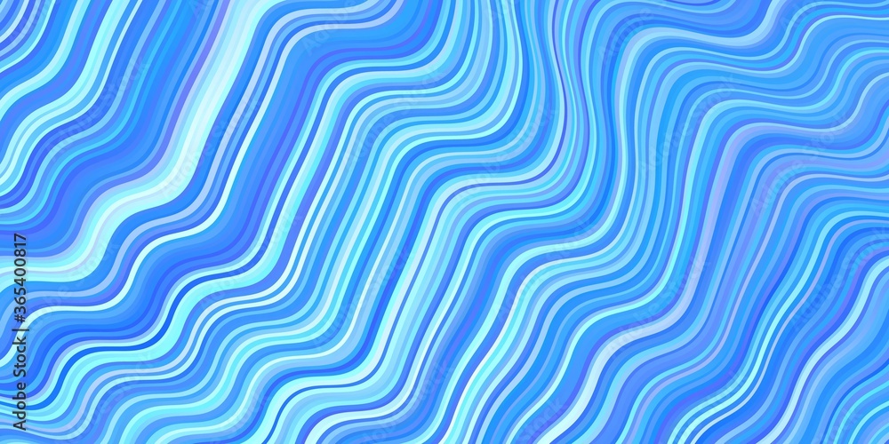 Light BLUE vector background with curved lines. Light BLUE vector background with curved lines.