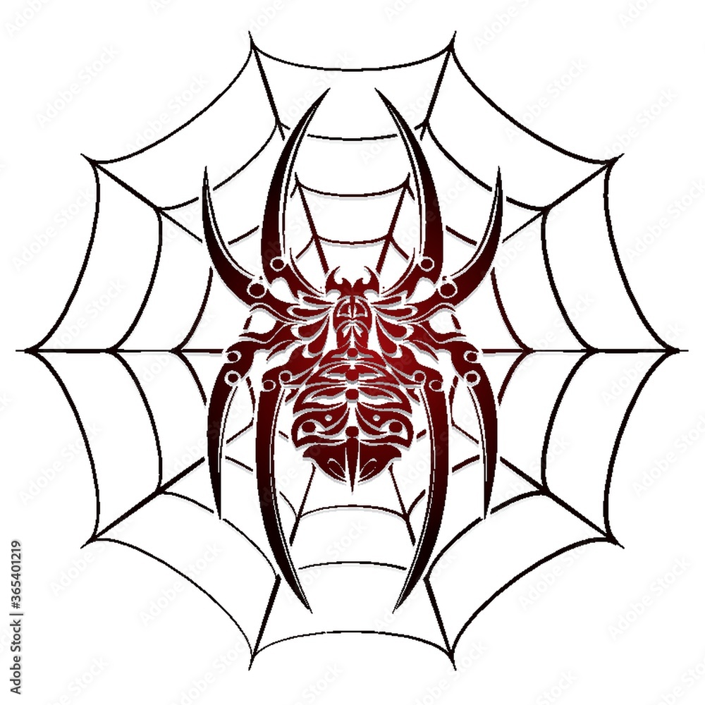 spider and web tattoo spider and web tattoo