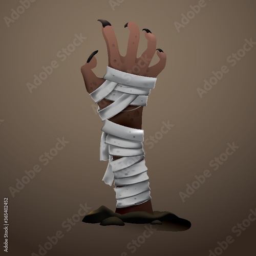 mummy hand
