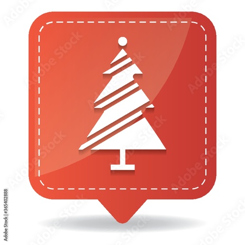 christmas tree button
