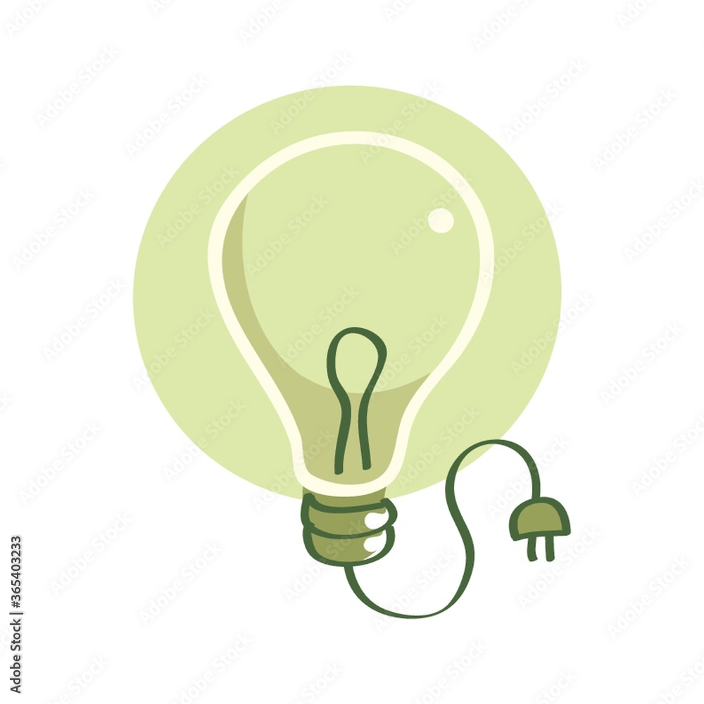 electric bulb with plug