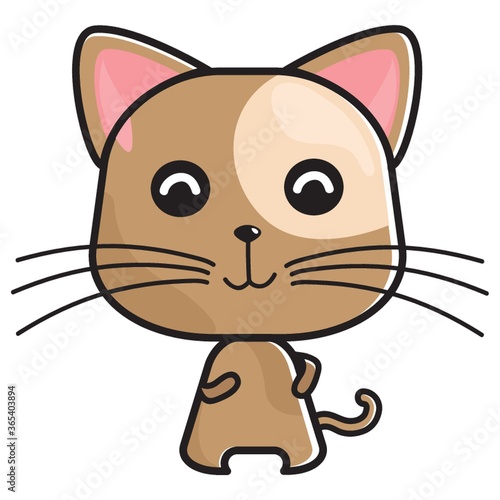 cat feeling happy
