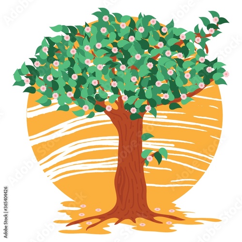 tree with flowers