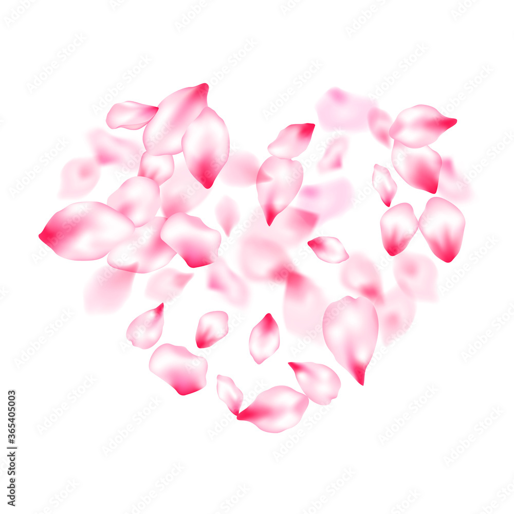 Spring blossom isolated petals flying Spring blossom isolated petals flying
