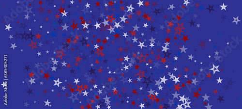 National American Stars Vector Background. USA Memorial Independence Veteran's 11th of November 4th of July Labor President's Day 
