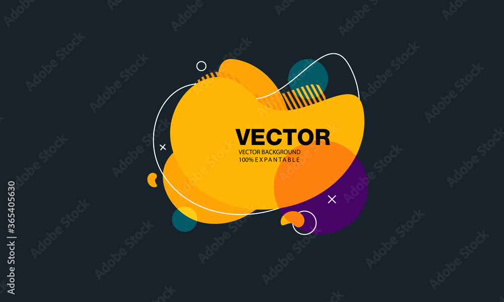 vector geometric banner