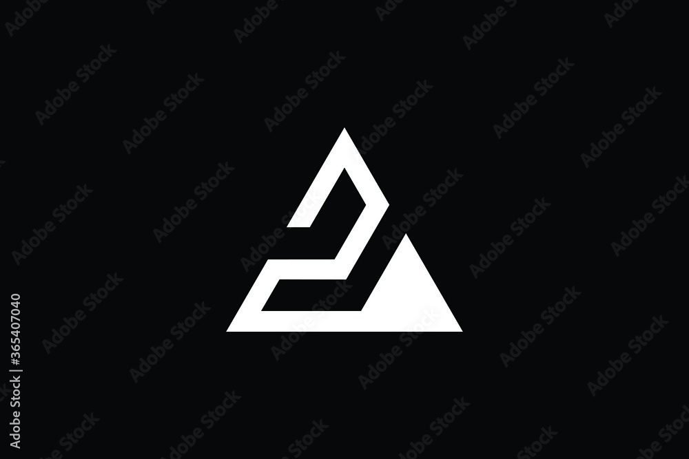 Minimal Innovative Initial AZ logo and ZA logo. Letter Z creative elegant Monogram. Premium Business logo icon. White color on black background Minimal Innovative Initial AZ logo and ZA logo. Letter Z creative elegant Monogram. Premium Business logo icon. White color on black background