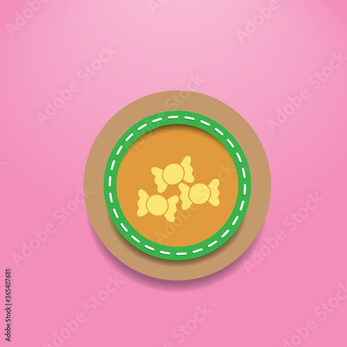 candies button