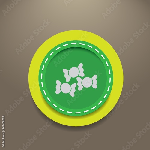candies button