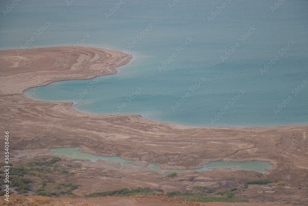 The shore of the Dead Sea