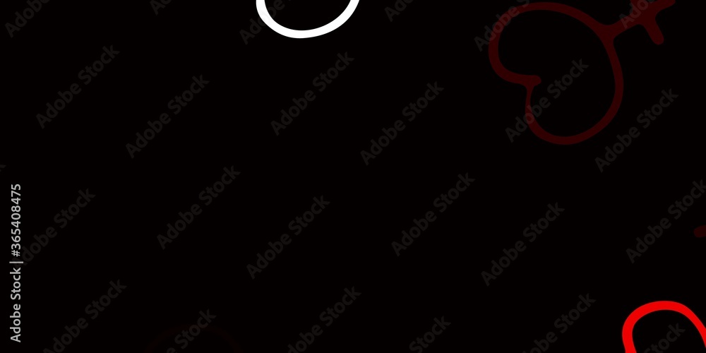 Light Red, Yellow vector texture with women's rights symbols. Light Red, Yellow vector texture with women's rights symbols.