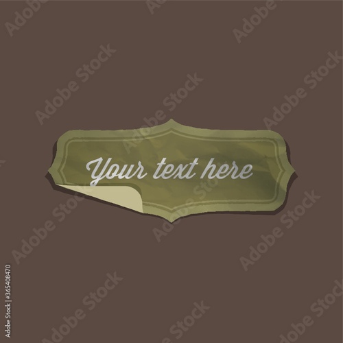 vintage label