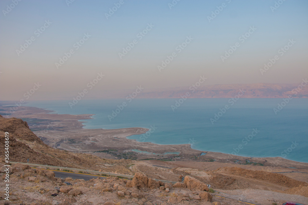 The shore of the Dead Sea