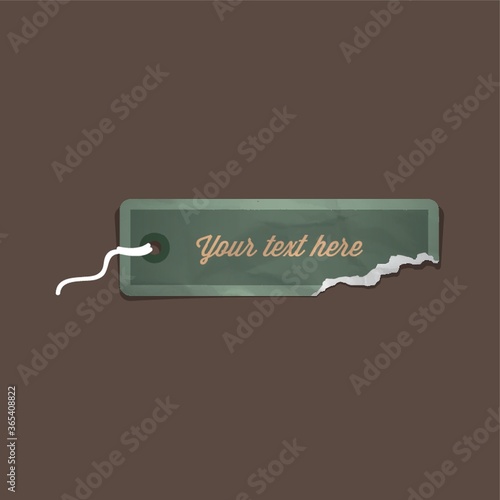 vintage tag